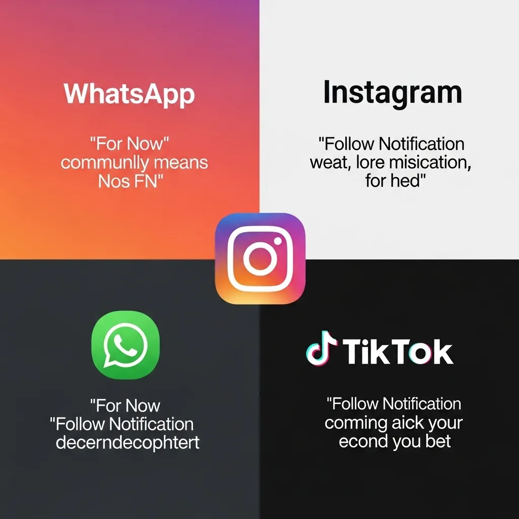 Meaning in Chat, WhatsApp, Instagram, and TikTok