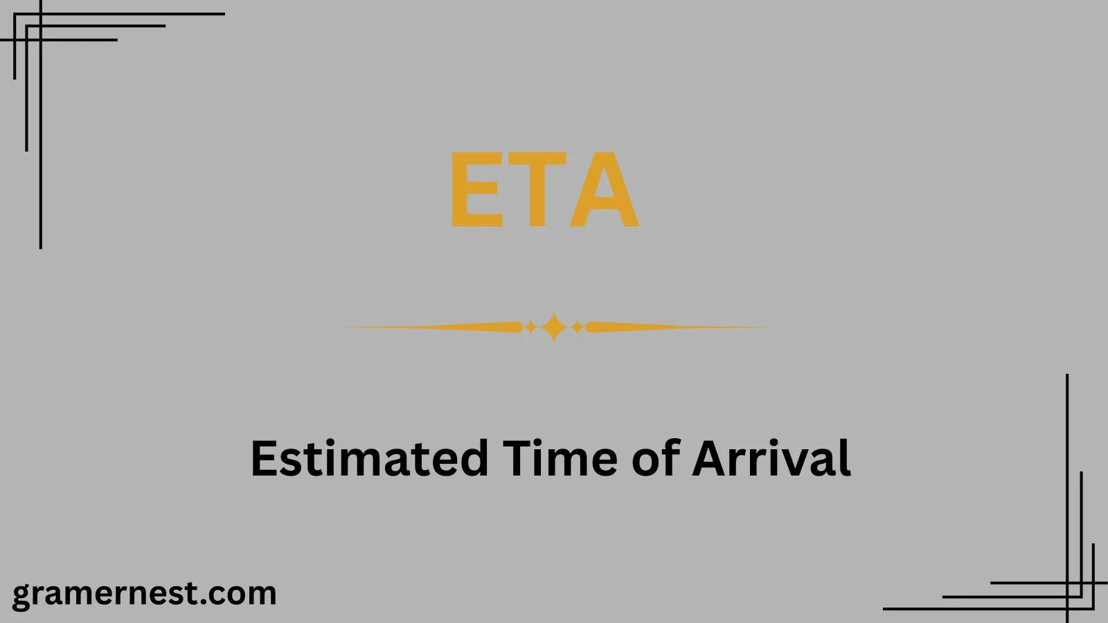 ETA Mean in Text
