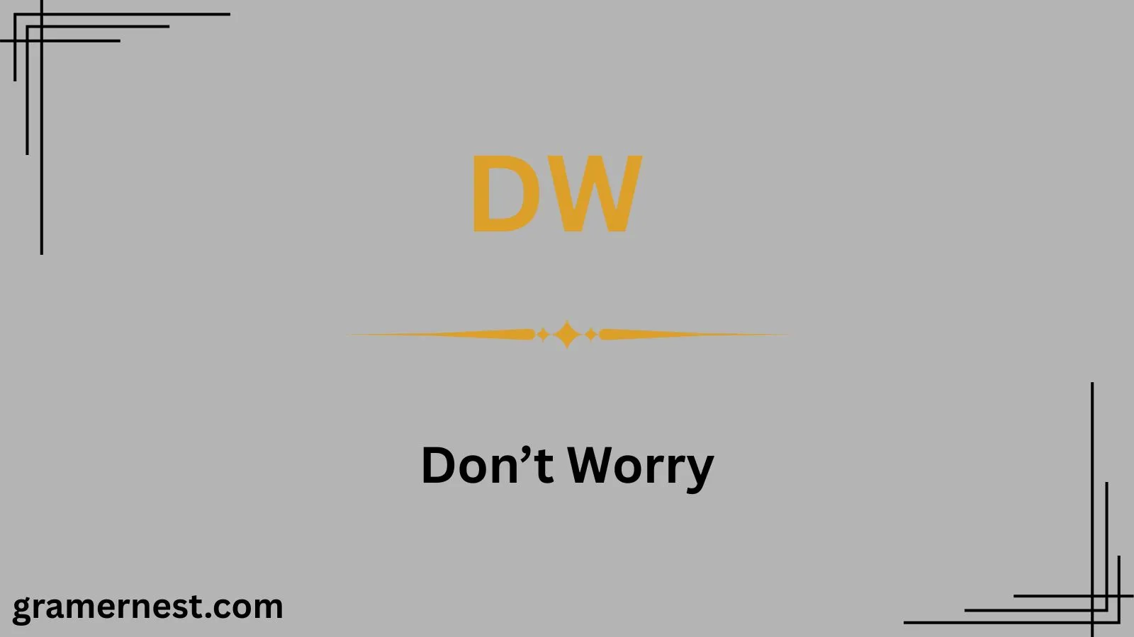 What Does DW Mean in Text