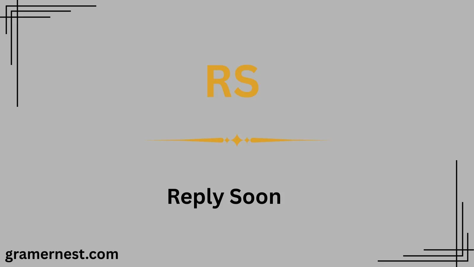 What Does RS Mean in Text