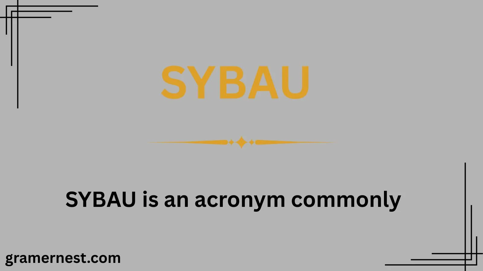 What Does SYBAU Mean in Text