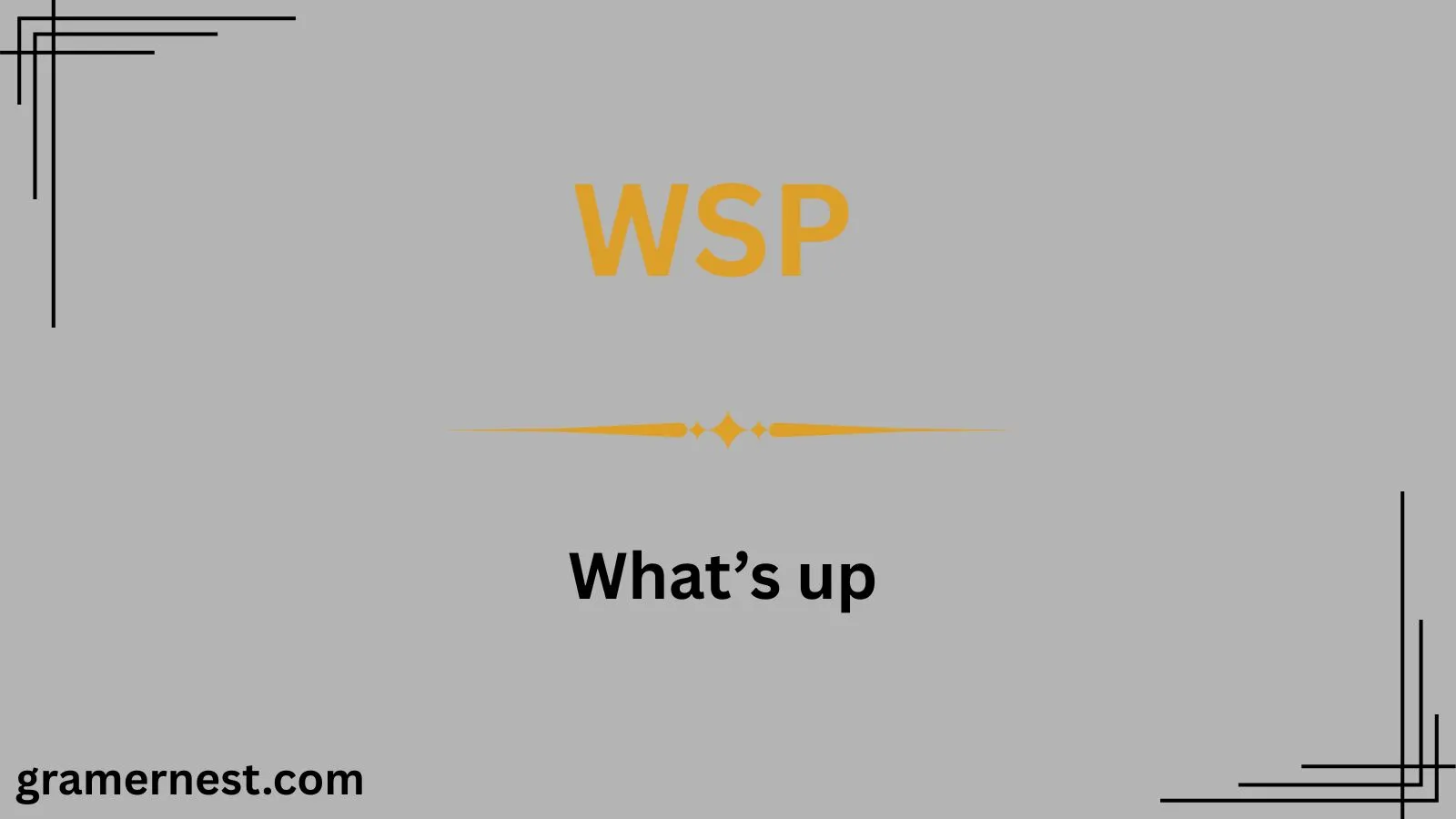 WSP Mean in Text