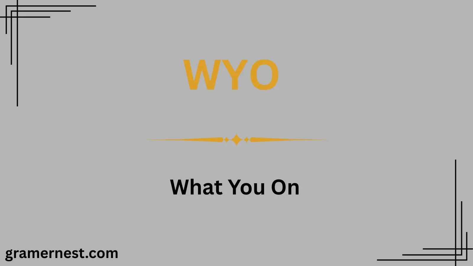 WYO Mean in Text