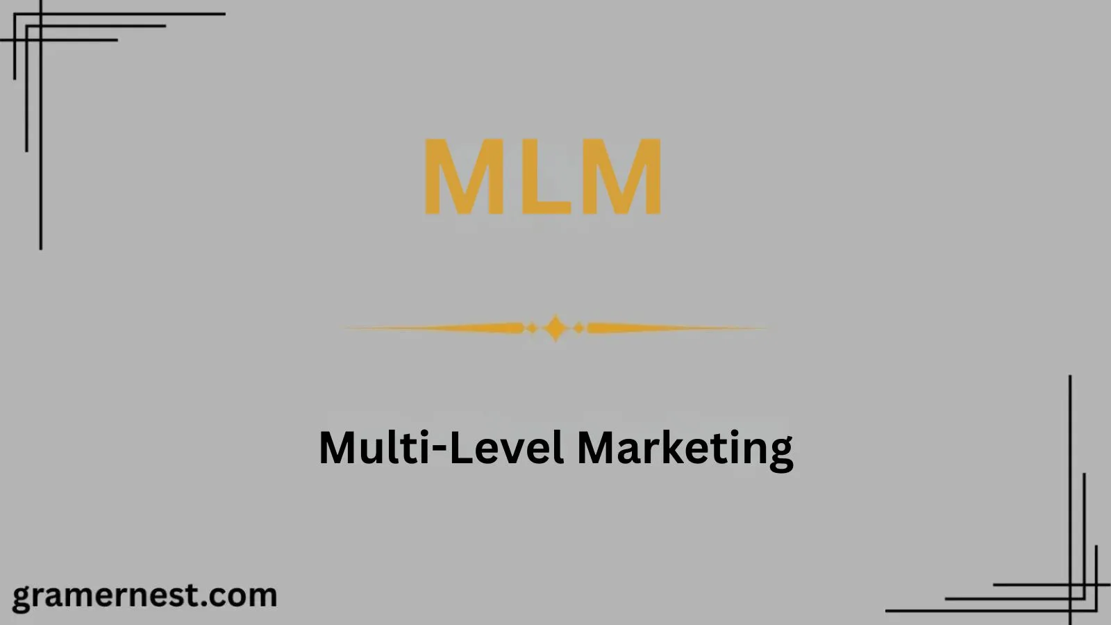 MLM Mean in Text