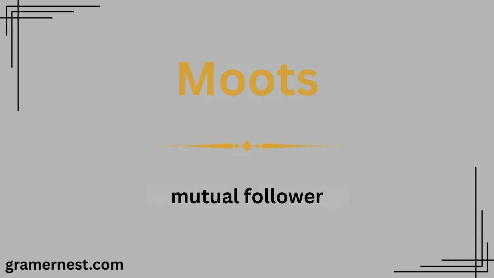 Moots Mean in Text