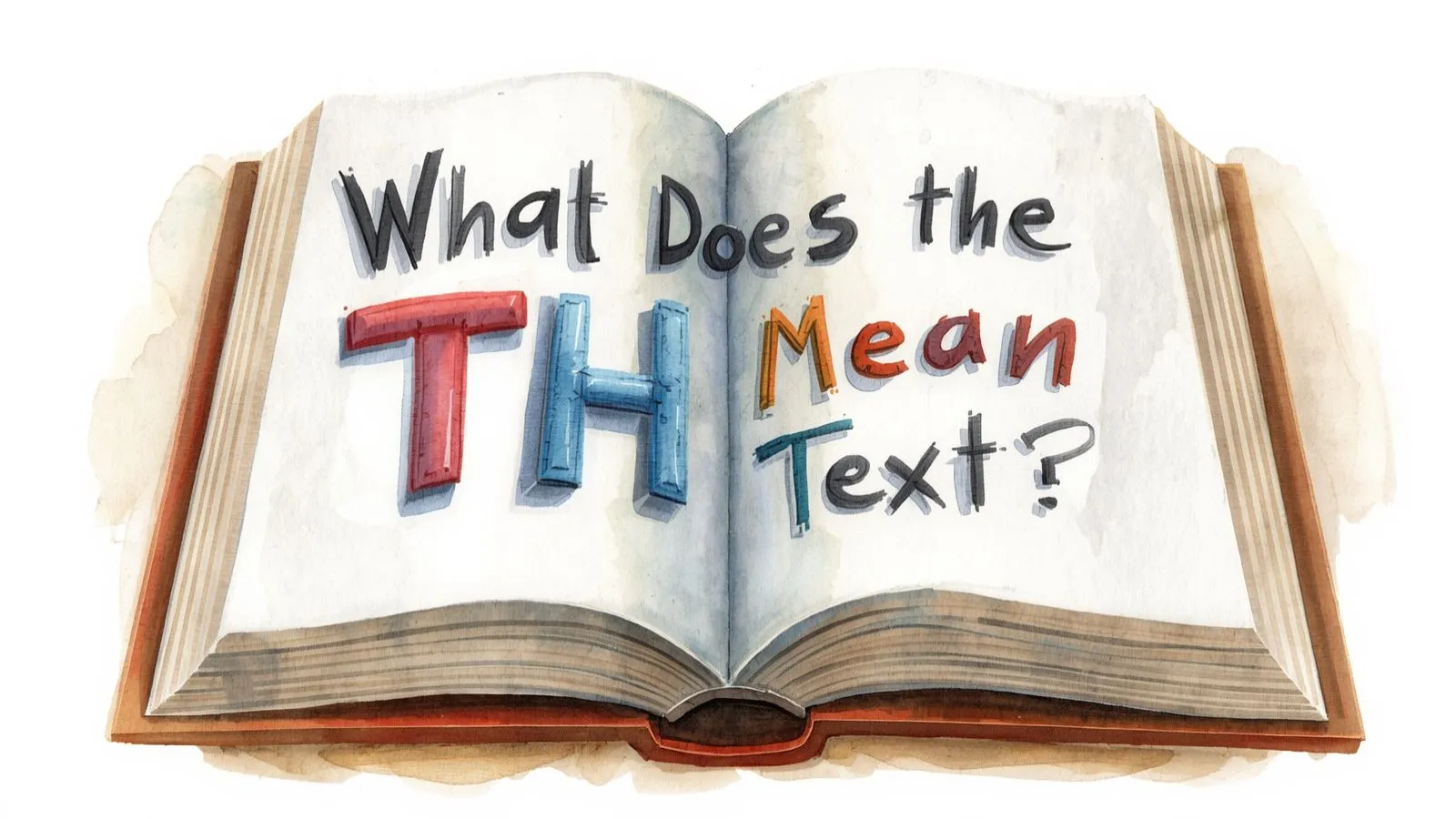 What Does TH Mean in Text